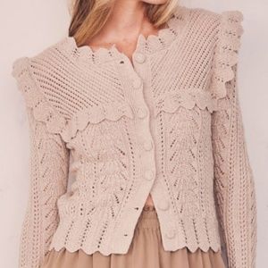 Ruffle Cardigan